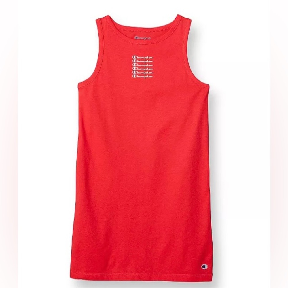 Girls NEW Champion Sleeveless Tank Dress, Size 14 RED